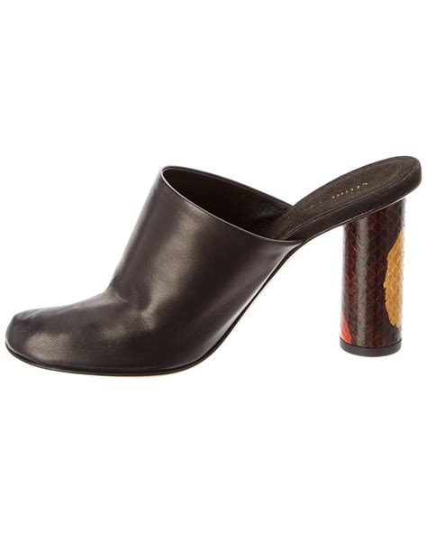 Celine Leather Mules 